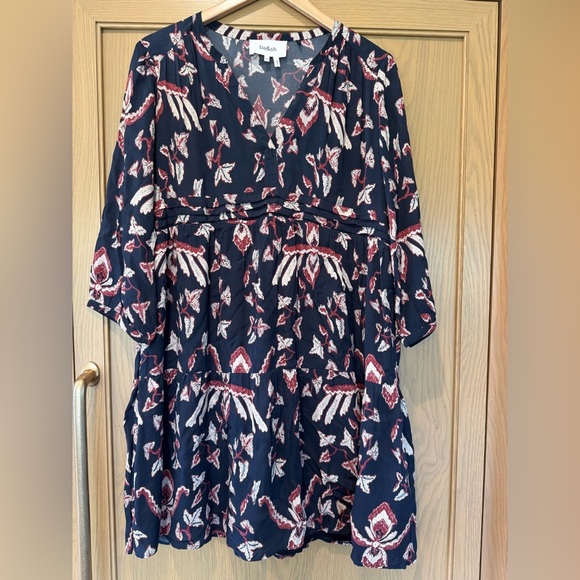 ba&sh Floral Patterned Tiered "Lady Dress" Floral Lined / medium - Picture 4 of 16